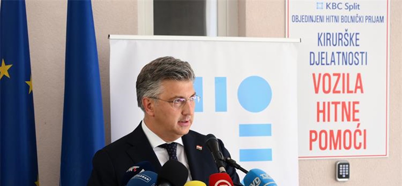 Plenković: Stvaramo preduvjete za još dostupniju i kvalitetniju zdravstvenu skrb naših građana u Dalmaciji